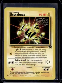 1999 Pokemon Wizards Black Star Promos Electabuzz #2 - Image 1