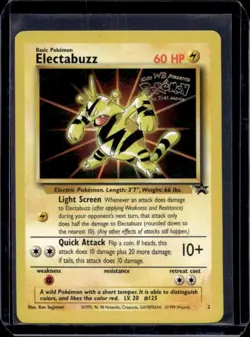 1999 Pokemon Wizards Black Star Promos Electabuzz #2 - Image 1
