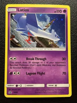 Latios SM88 Cosmos Holo Pokemon Black Star Promo LP - Image 1