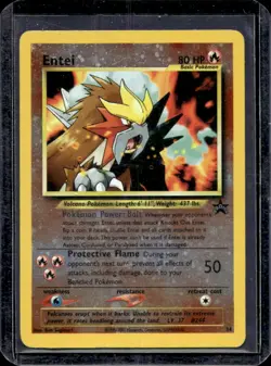 1999 Pokemon Wizards Black Star Promos Entei Holo #34 - Image 1