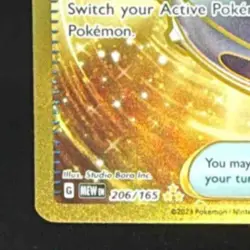 2023 Pokemon Gaming SV 151 - MEW EN Switch #206/165 - Image 4