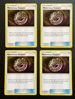 Pokemon TCG: Mysterious Treasure - SM06 - 113/131 Uncommon Playset (X4) NM - Image 1