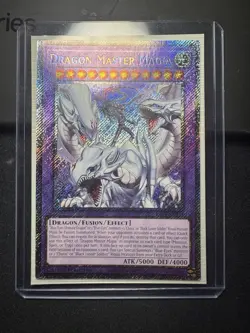 Dragon Master Magia (Platinum Secret Rare) RA04-EN055 Quarter Century Stampede - Image 1
