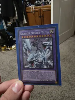 Dragon Master Magia Platinum Secret Rare Quarter Century Stampede RA04-EN055 - Image 1
