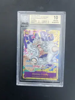 2023 One Piece Monkey.D.Luffy Alt Art OP05-119 Awakening of the New Era BGS 10 - Image 1
