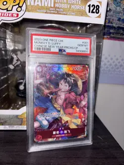 2023 One Piece Monkey D Luffy Chinese New Year Promo P-001 Psa 10 - Image 1
