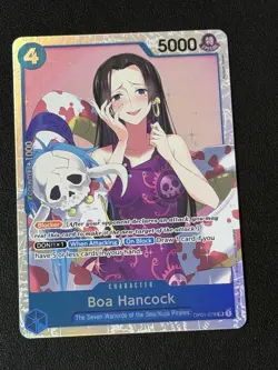 Boa Hancock OP07-051 - One Piece TCG English - SR Super Rare Foil NM Near-Mint - Image 1