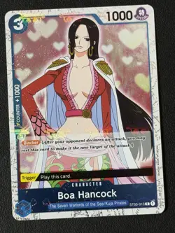 Boa Hancock (Jolly Roger Foil) ST03-013 C One Piece Premium Booster The Best NM - Image 1