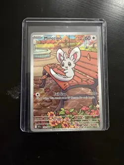 Pokemon TCG Sv: Black Bolt - Minccino 152/086 Illustration Rare - English - Image 1