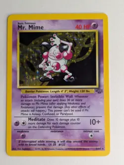 Mr. Mime Jungle 6/64 Holo Unlimited Rare NM Pokemon TCG - Image 1