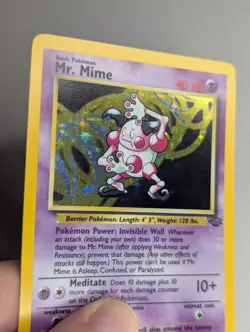 Mr. Mime Jungle 6/64 Holo Unlimited Rare NM Pokemon TCG - Image 3