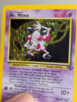 Mr. Mime Jungle 6/64 Holo Unlimited Rare NM Pokemon TCG - Image 4