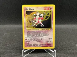 Mr. Mime Jungle 6/64 Holo Unlimited Holo Rare HP Pokemon TCG - Image 1