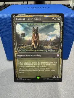 Dogmeat Ever Loyal Showcase Surge Foil Universes Beyond: Fallout Foil - Image 2
