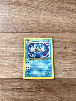 Poliwrath 13/102 Holo Rare Pokemon TCG WOTC 1999 Base Set Card LP Condition - Image 1