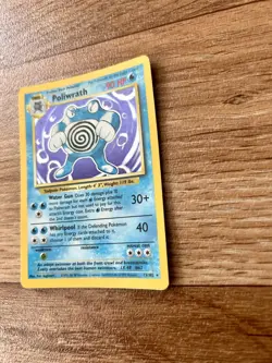Poliwrath 13/102 Holo Rare Pokemon TCG WOTC 1999 Base Set Card LP Condition - Image 2