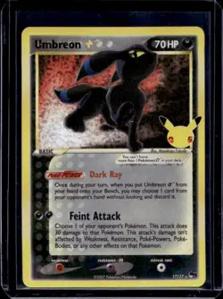 2021 Pokemon SWSH Celebrations Umbreon Classic Collection #17/17 - Image 1