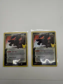 Lot Of 2 2021 Pokemon SWSH Celebrations Umbreon Classic Collection #17/17 - Image 1