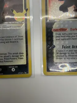 Lot Of 2 2021 Pokemon SWSH Celebrations Umbreon Classic Collection #17/17 - Image 4