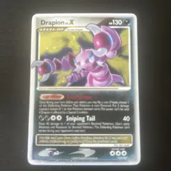 Pokemon - Drapion LV.X 123/127 Platinum Holo Ultra Rare - Image 1