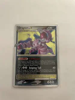 Pokemon Drapion LV.X 123/127 Platinum Holo - Image 1