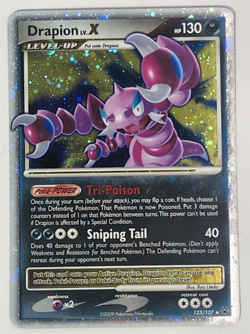 Pokemon Card Drapion LV.X 123/127 Platinum Holo Excellent Condition - Image 1