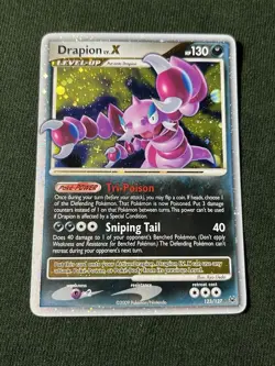 Pokemon - Drapion LV.X 123/127 Platinum Holo Ultra Rare - Image 1