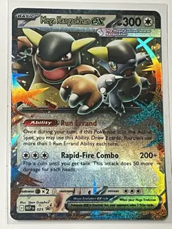 Mega Kangaskhan EX - Pokemon Mega Evolution Black Star Promo Card #025 NM/M - Image 1