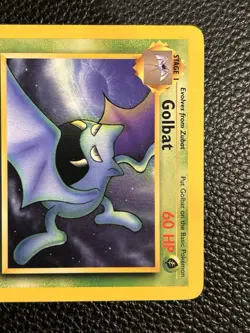 Pokemon TCG 1st Edition Golbat 34/62 Fossil Set Uncommon Card NM 1999 Vintage - Image 2