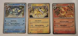 Prismatic Evolutions Poster Collection Promo Cards - Complete Set of 3 - NM - Image 1