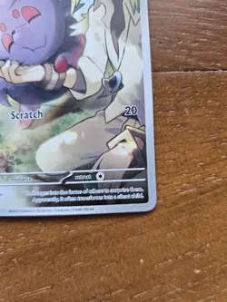 N's Zorua Pokemon Card Scarlet & Violet Promo Card 189 Full Art - Image 5