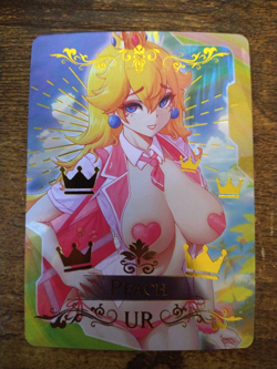 Beautiful Waifu Card - Peach Crown Hearts - Goddess Story FOIL - Image 1