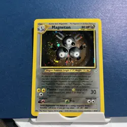 Magneton 10/64 HOLO Rare Neo Revelation WOTC Vintage Pokemon Card - Image 3