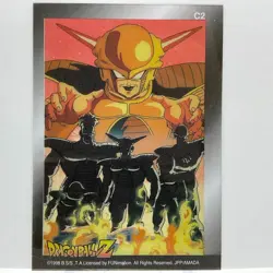 1998 Dragon Ball Z Frieza Ginyu Force Series 2 Clear Card JPP/AMADA #C2 MP - Image 1