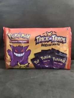 2022 Pokemon TCG Halloween Trick or Trade BOOster Bundle Trading Cards 40 Packs 820650850783 - Image 1