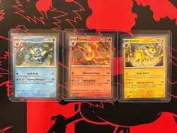 NM Prismatic Evolutions Poster Collection Promo Cards Complete Set of 3 - Image 1