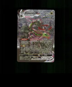 FAN-ART READ DESCRIPTION BELOW SPARKLING HOLO RAYQUAZA Card Pokemon Card p2 - Image 1