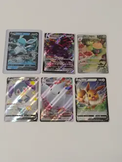 Pokemon Illustration Rare/Glaceon Snowflake Stamp/VMAX/Promo/Full Art Holo Cards - Image 1
