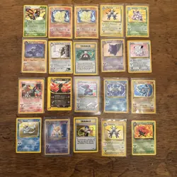 Vintage Pokemon Wotc 20 Card Lot - Image 1