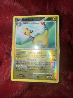 Ampharos 1/127 Platinum Reverse Holo RH Rare Pokemon TCG Card - Image 1