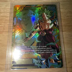 Broly FB08-088 UC* Alt Art Saiyan's Pride Dragon Ball English Card NM - Image 1