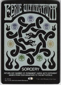 MTG Eerie Ultimatum Foil NM Secret Lair Countdown Kit Magic 5 - Image 1