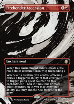 Firebender Ascension Showcase Avatar: The Last Airbender NM MTG - Image 1