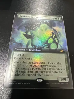 Famished Worldsire (Extended Art) Edge of Eternities Foil 0341 - Image 2
