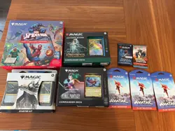 Magic the Gathering Lot- Lord Of The Rings, Final Fantasy, SPM - sealed lot! - Image 1
