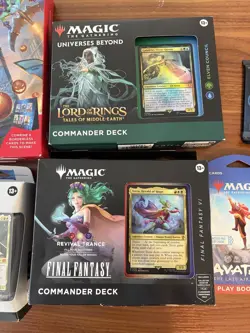 Magic the Gathering Lot- Lord Of The Rings, Final Fantasy, SPM - sealed lot! - Image 3