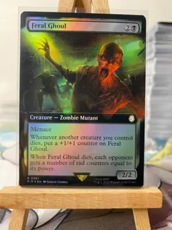 MTG NM Feral Ghoul - [Fallout] [Extended] [Foil] - Image 1
