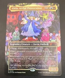 Alela, Artful Provocateur (Rainbow Foil) Secret Lair Drop MTG Foil Near Mint - Image 1