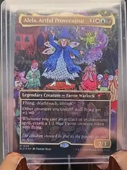 Alela, Artful Provocateur (Rainbow Foil) Secret Lair Drop MTG Foil Near Mint - Image 3
