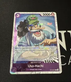 Uso-Hachi ST18-001 Holo Pirate Foil Premium Collection PRB02 One Piece Card Game - Image 1